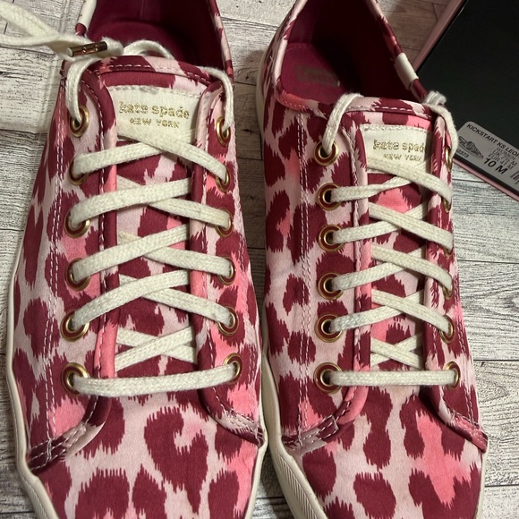 Kate Spade Pink Leopard Sneakers - Picture 6 of 10